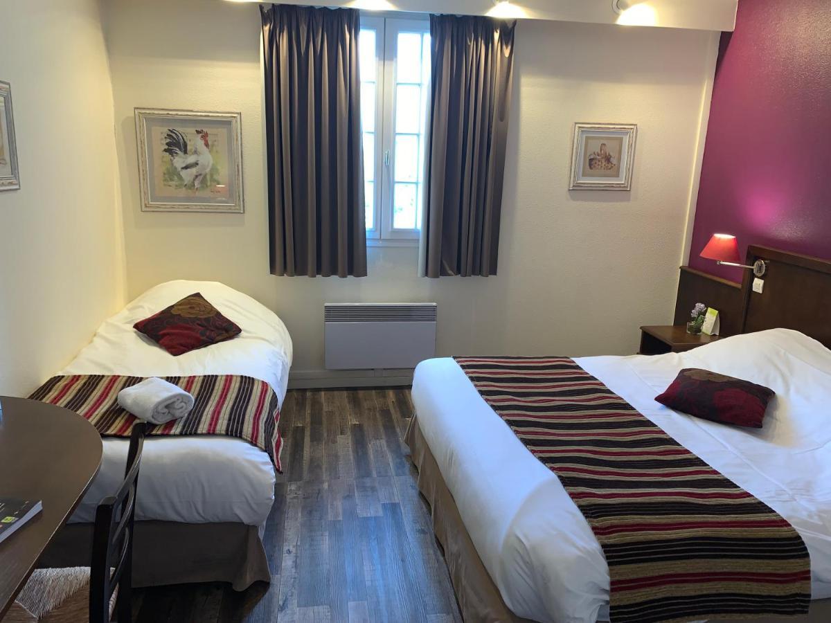 Chaufour-lès-Bonnières Logis Hotel Les Nympheas מראה חיצוני תמונה