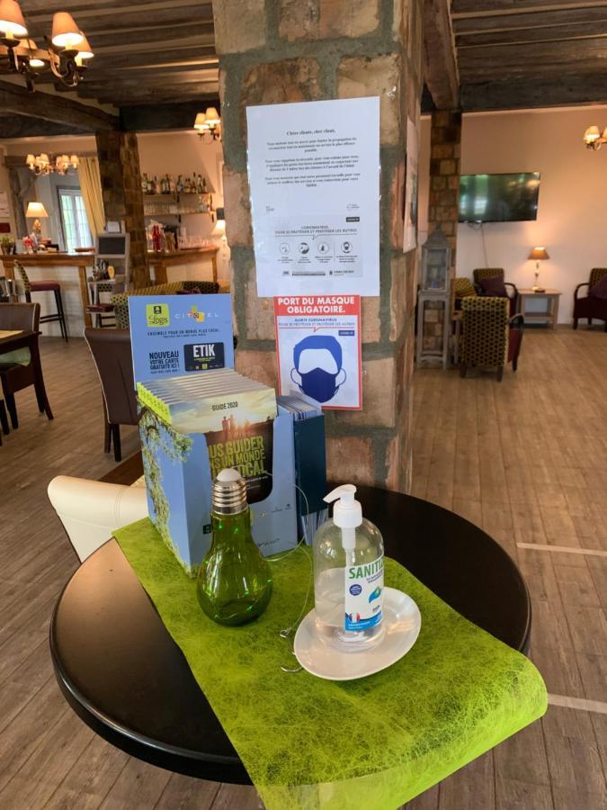 Chaufour-lès-Bonnières Logis Hotel Les Nympheas מראה חיצוני תמונה