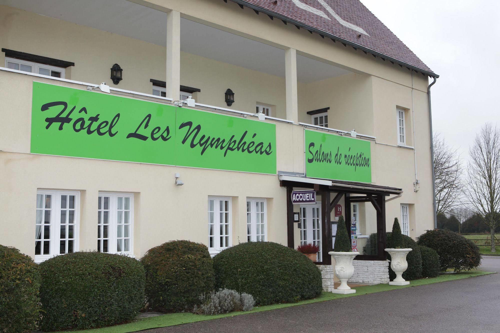 Chaufour-lès-Bonnières Logis Hotel Les Nympheas מראה חיצוני תמונה